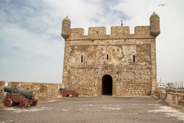 Pevnost castelo reálné mogador v essaouira, Maroko — Stock fotografie