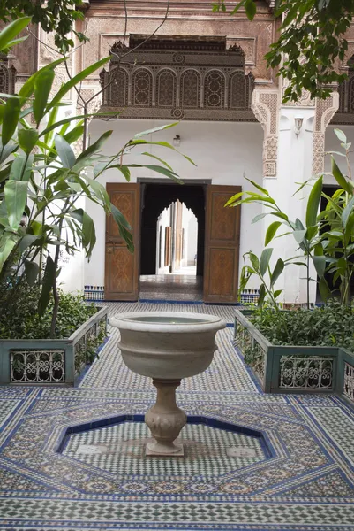 Palácio da Bahia em Marrakech, Marrocos — Fotografia de Stock