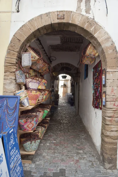 Марокканский магазин в Эс-Сувейра, Марокко — стоковое фото
