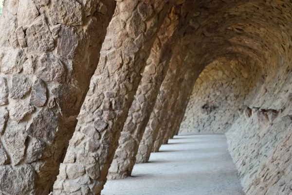 Park guell in barcelone, spanien — Stockfoto