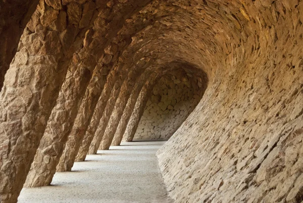 Park Guell em Barcelone, Espanha — Fotografia de Stock