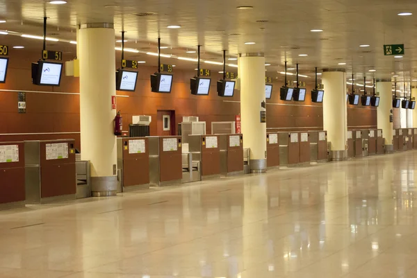 Interior of the Barcelona Airport — Stock Photo, Image