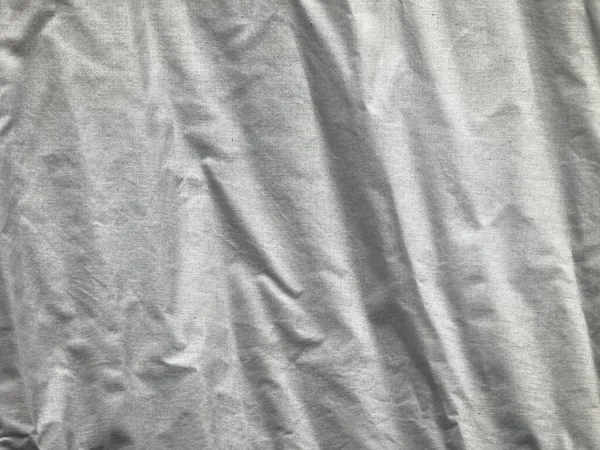 Crinkled White Linen Fabric Full Frame Shot Using Background — Stock fotografie