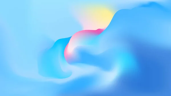 Nube Cielo Atmósfera Azul Color Abstracto Fondo — Vector de stock