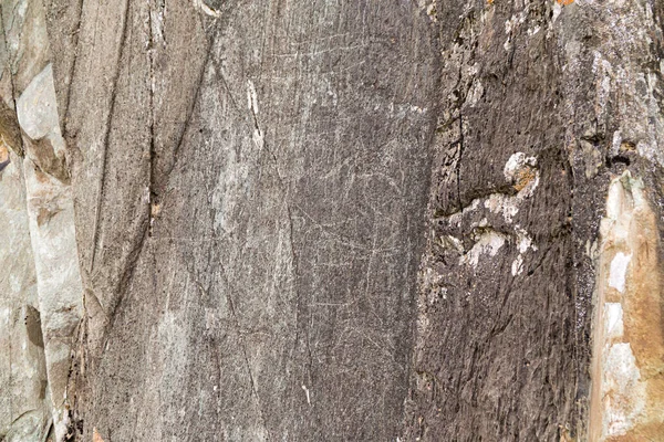 Petroglifos antigos destruídos por vândalos — Fotografia de Stock