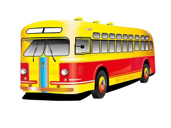 Ένα vintage λεωφορείο — Διανυσματικό Αρχείο