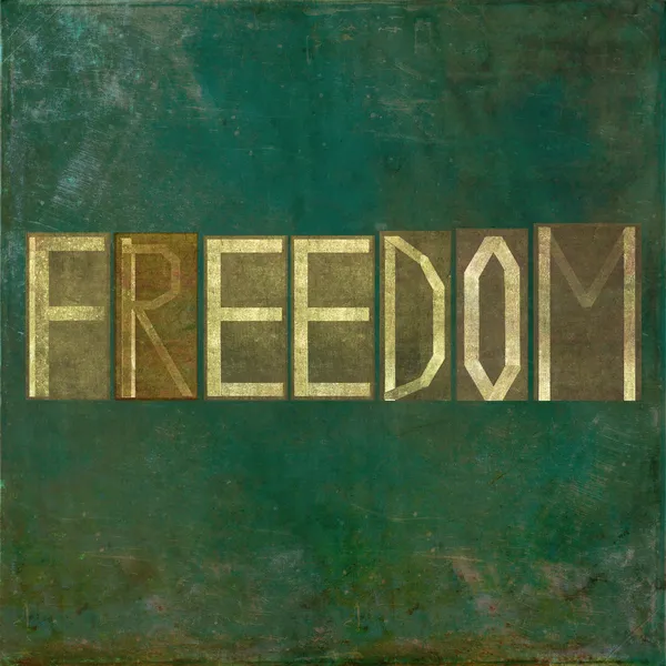 Imagen de fondo terrenal y elemento de diseño que representa las palabras "Libertad " —  Fotos de Stock