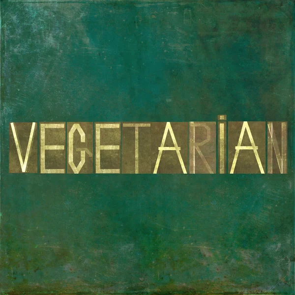 Imagen de fondo terroso y elemento de diseño que representa la palabra vegetariano —  Fotos de Stock