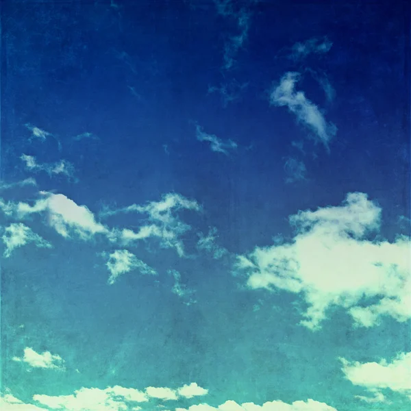 Grunge image of blue sky — Stock Photo, Image