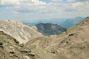 Majestic alpine peyzaj