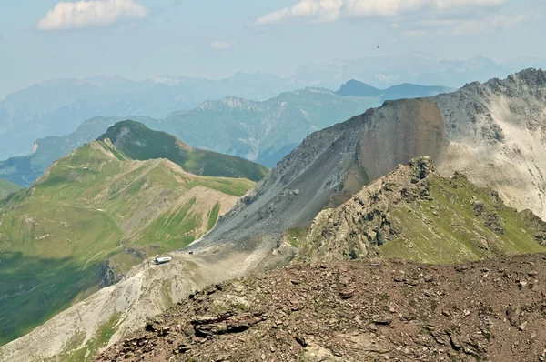 Majestosa paisagem alpina — Fotografia de Stock