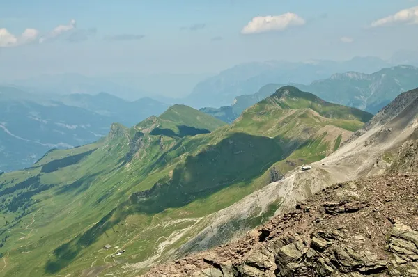 Majestic alpine peyzaj — Stok fotoğraf