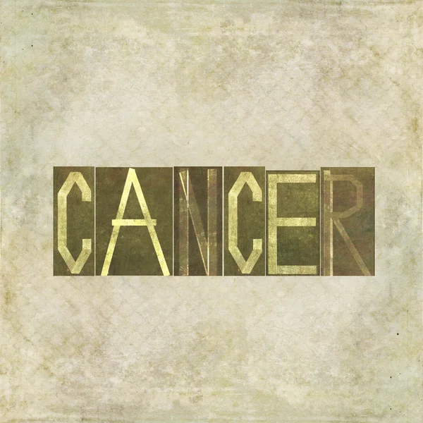 Woord "kanker" — Stockfoto