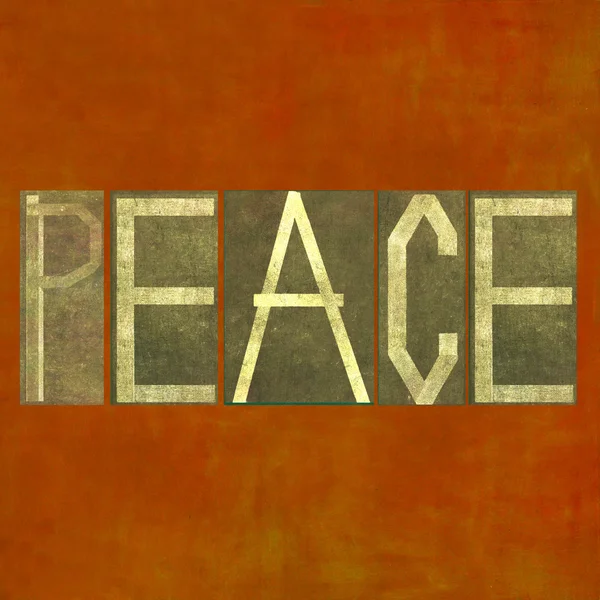 Word "Peace" — Stock Photo, Image