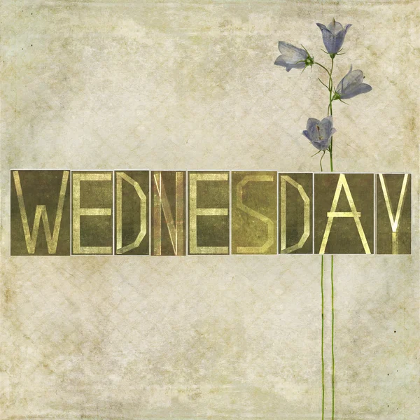 Word "Wednesday" — Stock Photo, Image