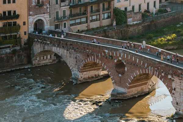 the oldest bridge in Verona, ponte pietra \