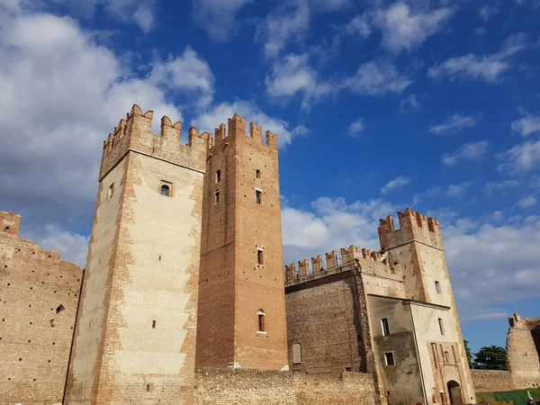 Close Shot Tower Medieval Castle — Stok fotoğraf