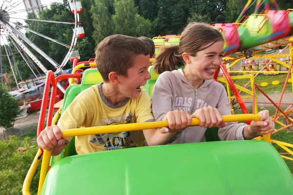 Parque de diversões infantil — Fotografia de Stock