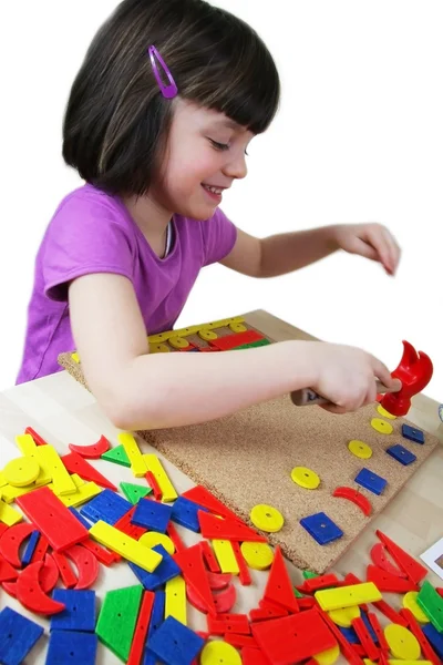 Montessori puzzle. óvodai. — Stock Fotó