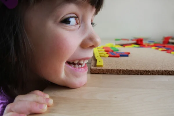 Montessori pussel. förskola. — Stockfoto