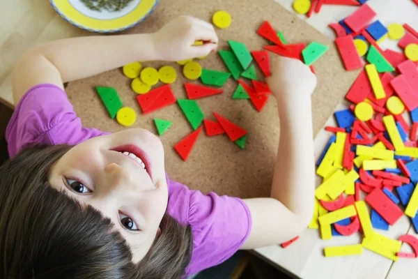 Quebra-cabeças Montessori. Pré-escolar . — Fotografia de Stock