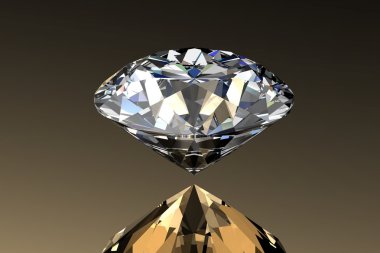 Elmas mücevher altın arka plan üzerine düşünceler ile