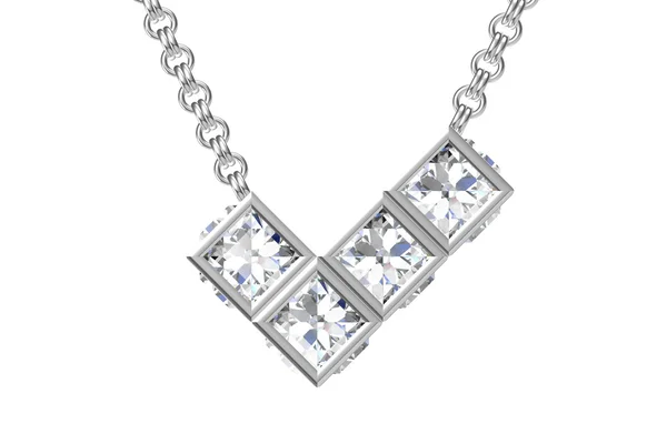 O pingente de diamante beleza — Fotografia de Stock