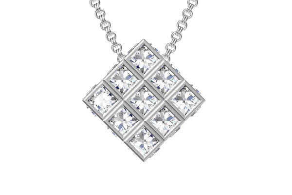 Skönhet diamant hänge — Stockfoto
