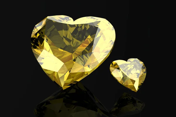 Yellow sapphire — Stock Photo, Image