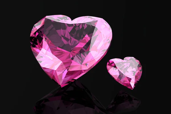 Pink sapphire — Stock Photo, Image