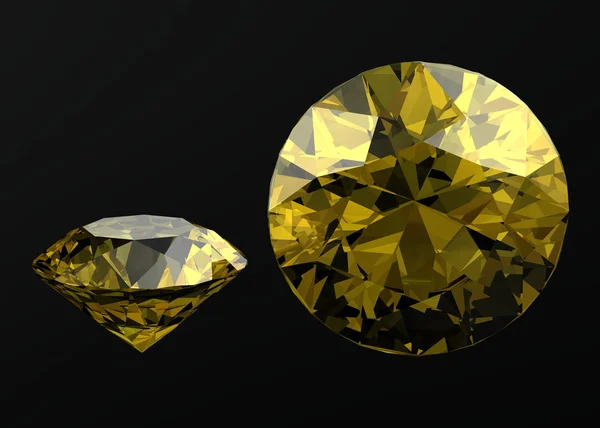 Yellow sapphire — Stock Photo, Image