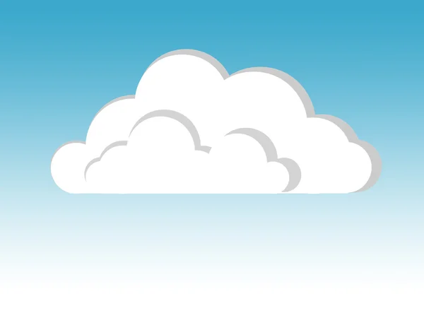 Ilustração nuvem — Fotografia de Stock