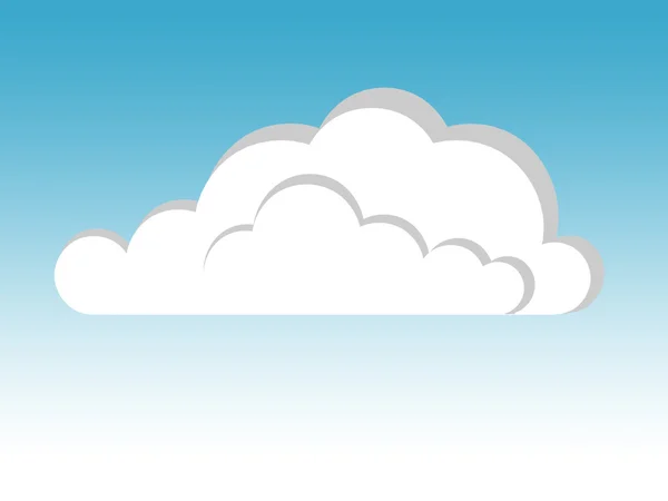 Felhő illusztráció — Stock Fotó
