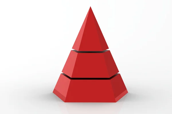 Pirâmide empresarial — Fotografia de Stock