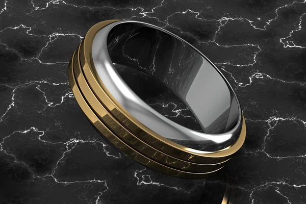 The beauty wedding ring — Stock Photo, Image