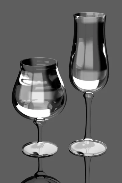 Champagne glasses — Stock Photo, Image