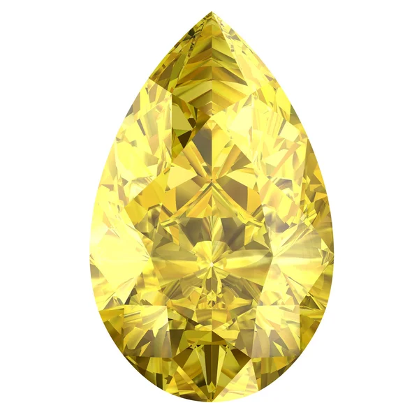 Yellow sapphire — Stock Photo, Image