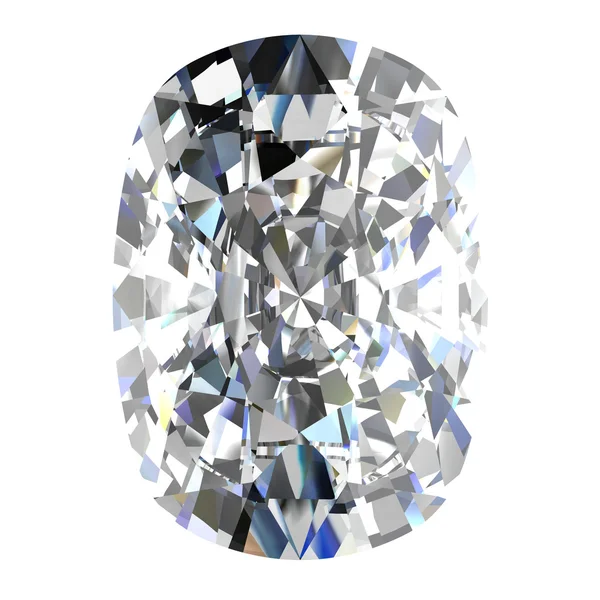 Diamant-Juwel auf weißem Hintergrund — Stockfoto