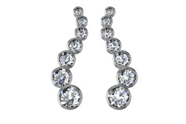 Güzellik elmas küpe