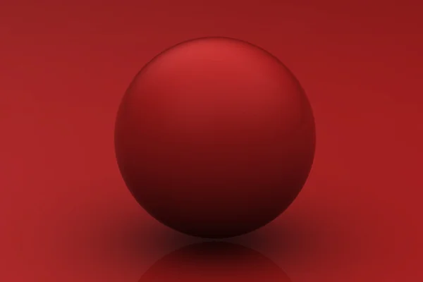 Червоний куля — стокове фото