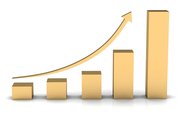 Gráfico de negócios — Fotografia de Stock