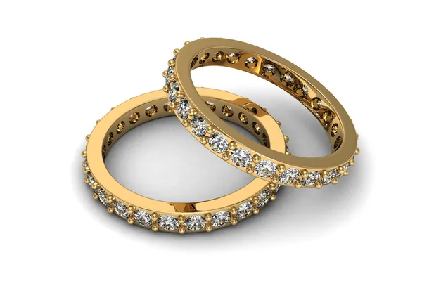 The beauty wedding ring Royalty Free Stock Photos