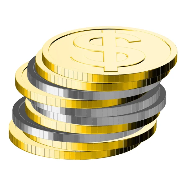 Golden coins — Stock Photo, Image