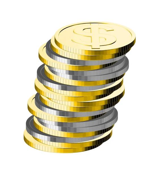 Golden coins — Stock Photo, Image