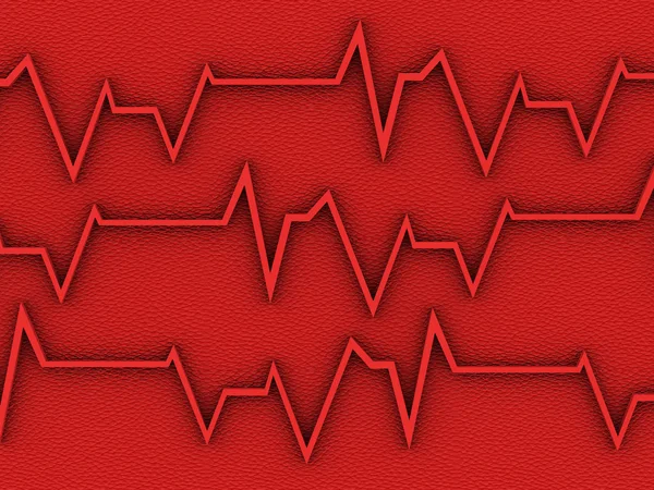 Red pulse — Stock Photo, Image