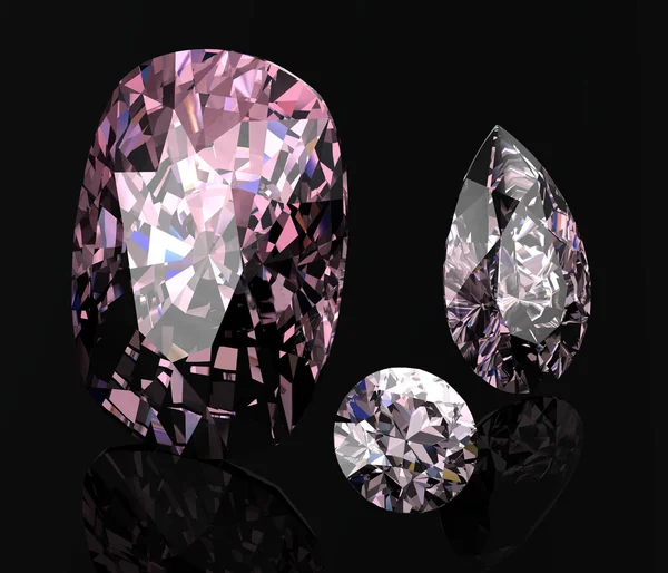 Pink diamond — Stockfoto