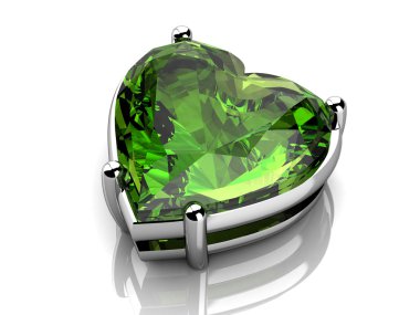 Peridot (high resolution 3D image) clipart