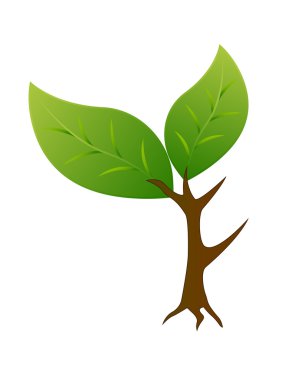 soyut ağaç, doğanın simgesi