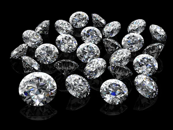 Joya de diamante (imagen 3D de alta resolución ) — Foto de Stock