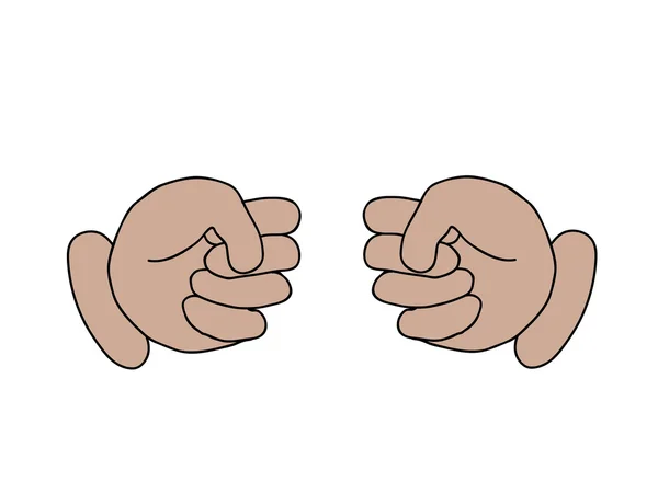 Cartoon hand affärsidé — Stockfoto